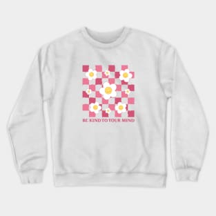 Daisies and emoticons Crewneck Sweatshirt